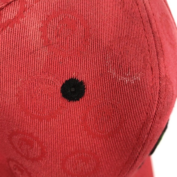 Chile Pepper Bike Shop Moab Utah Hat Cap Red Embroidered Size SM Fitted Flatbill - Picture 6 of 12